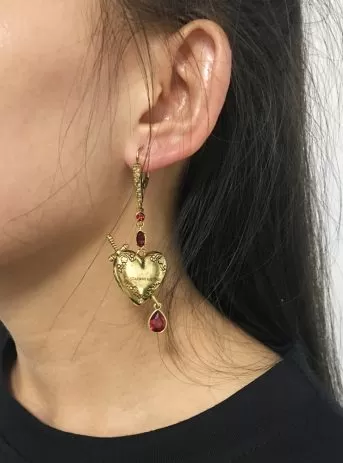 PENDIENTE DE CORAZON