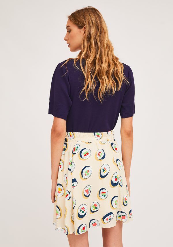 FALDA ESTAMPADO SUSHI CREMA - Imagen 4