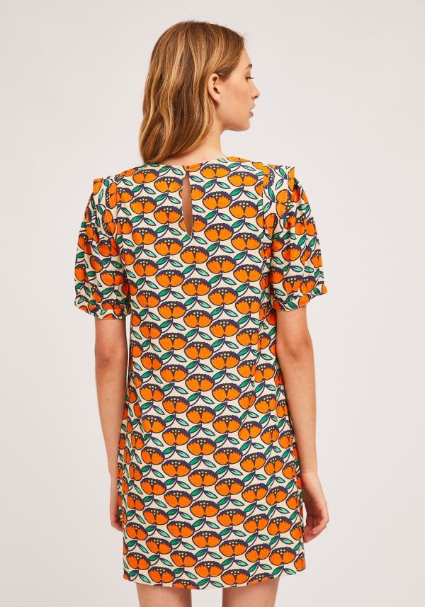 VESTIDO CAMISERO MANDARINAS - Imagen 4