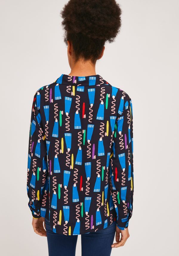 CAMISA ESTAMPADO NEGRO - Imagen 2