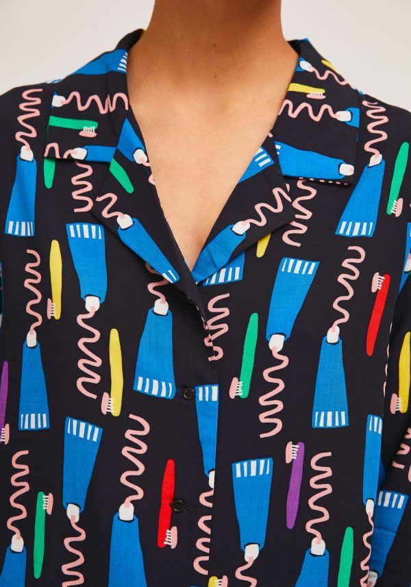 CAMISA ESTAMPADO NEGRO - Imagen 3