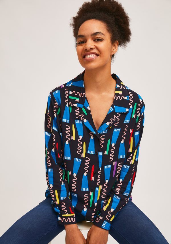 CAMISA ESTAMPADO NEGRO - Imagen 4