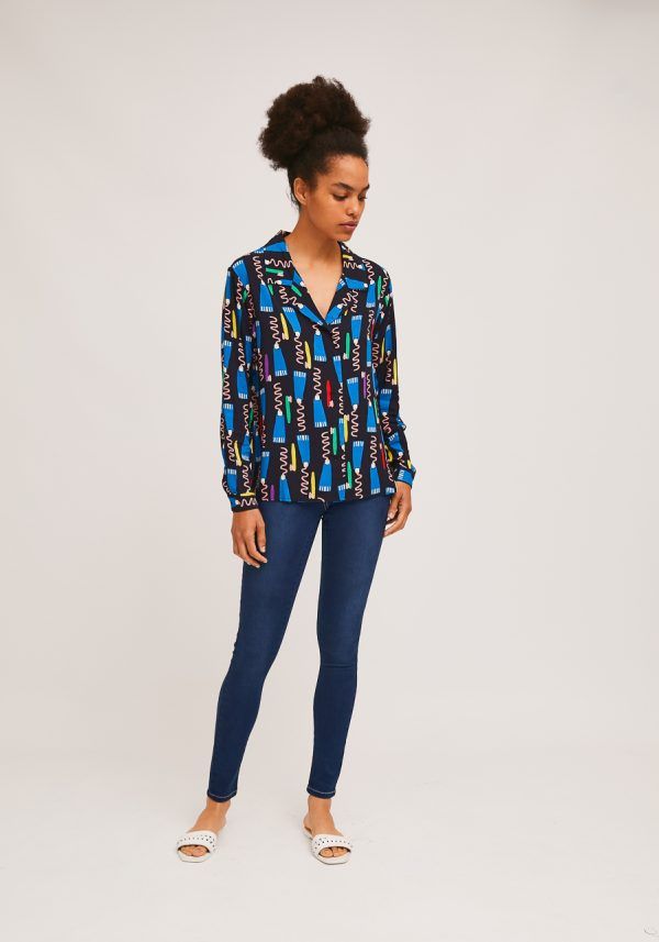 CAMISA ESTAMPADO NEGRO - Imagen 5