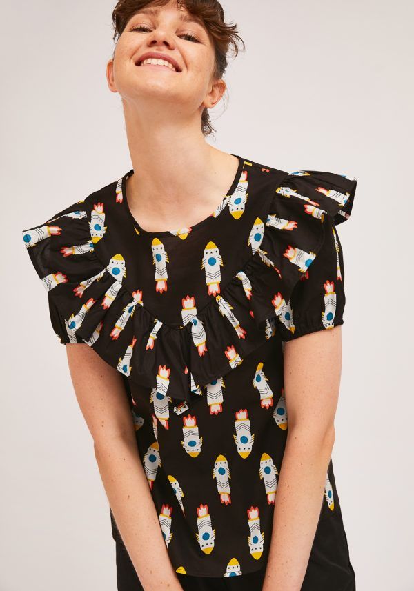 TOP ESTAMPADO NAVES ESPACIALES - Imagen 5