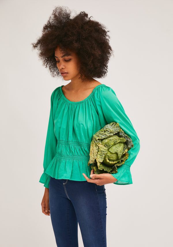 TOP GREEN FRUNCIDO - Imagen 3