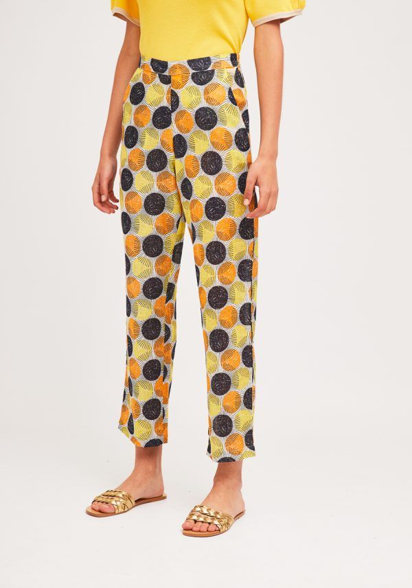 PANTALON AMARILLO TOPOS - Imagen 2