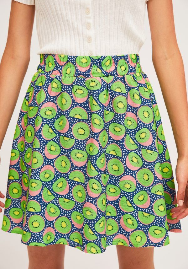 FALDA ESTAMPADO KIWIS