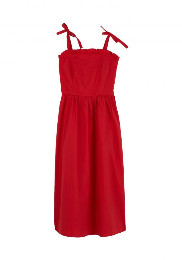 VESTIDO ROJO DE TIRANTES - Imagen 5