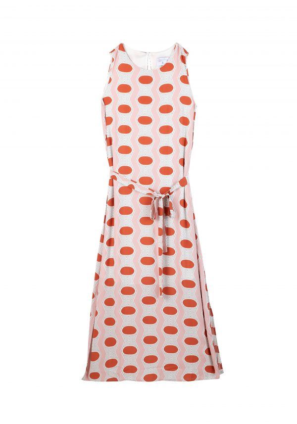 VESTIDO CON ESTAMPADO GEOMETRICO - Imagen 5
