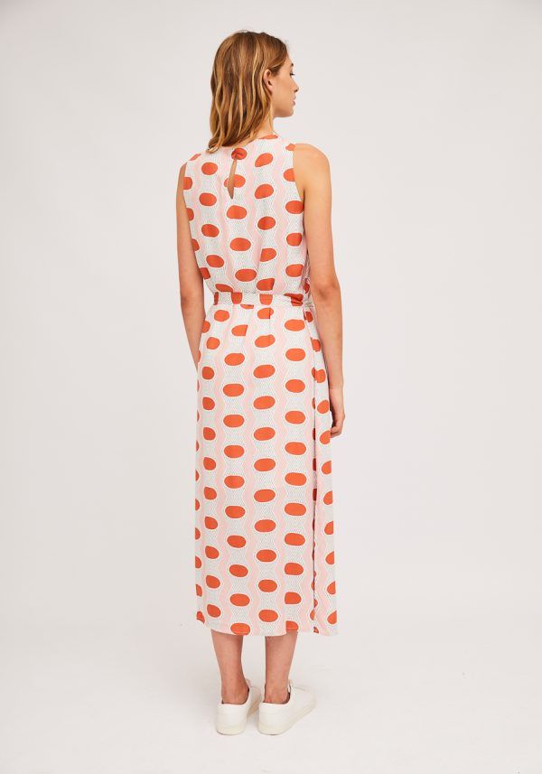 VESTIDO CON ESTAMPADO GEOMETRICO - Imagen 4