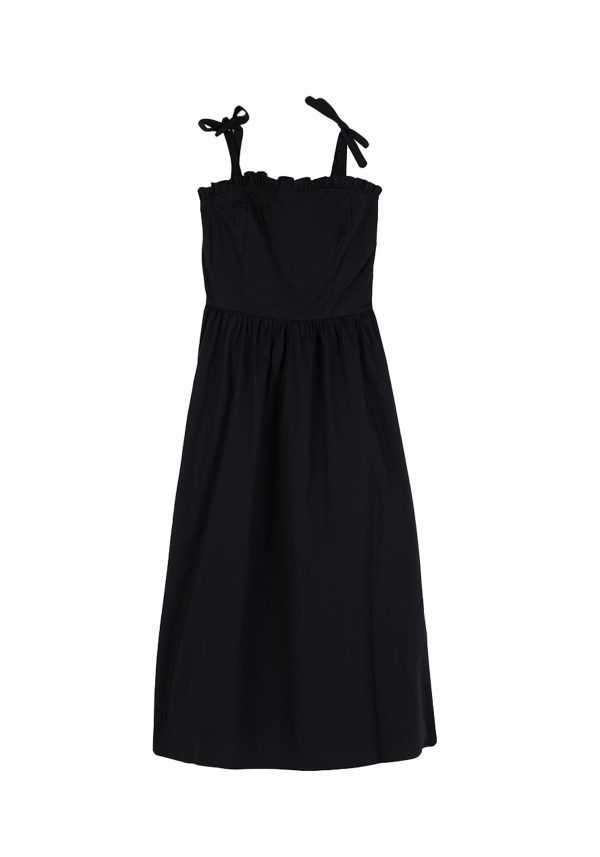 VESTIDO NEGRO DE TIRANTES - Imagen 6