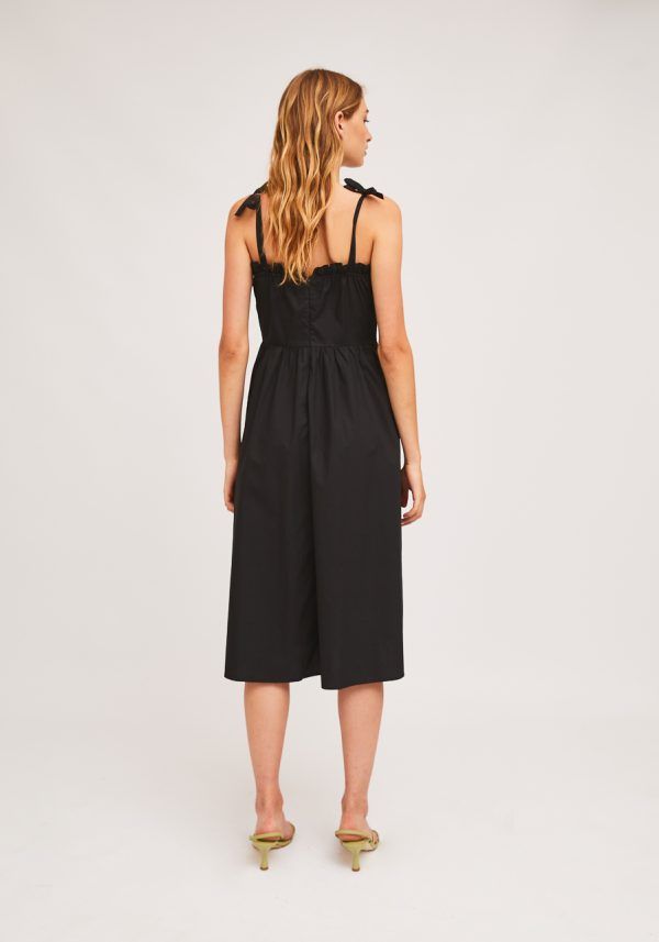 VESTIDO NEGRO DE TIRANTES - Imagen 3
