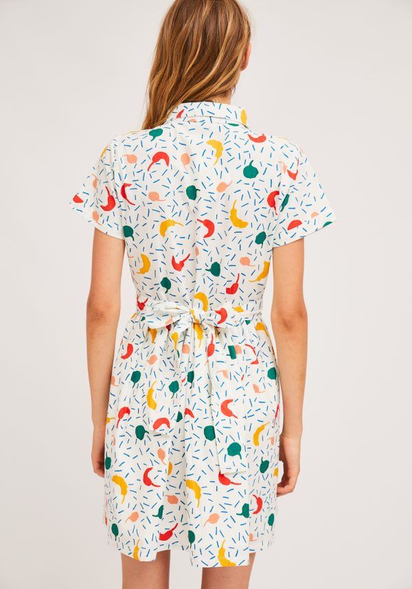 VESTIDO CAMISERO ESTAMPADO CHILE - Imagen 5