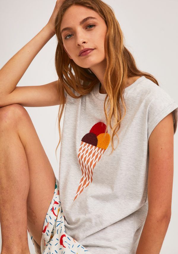 CAMISETA GRIS HELADO - Imagen 2