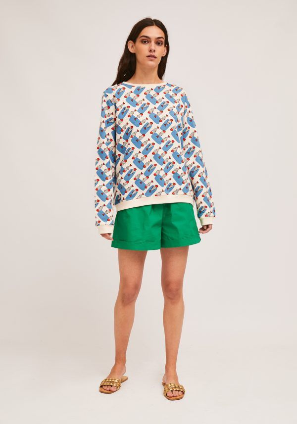 SUDADERA ESTAMPADA DE PECES - Imagen 4