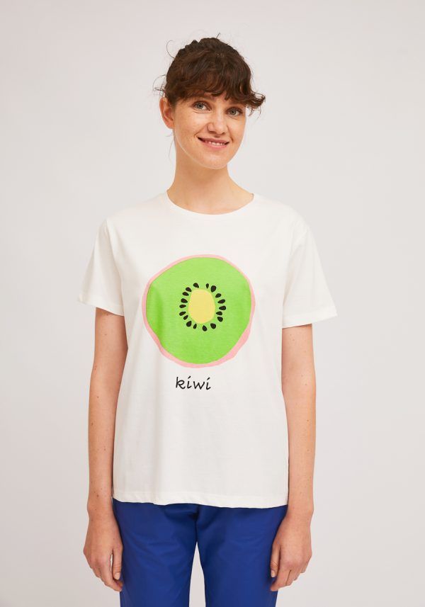 CAMISETA BLANCA KIWI