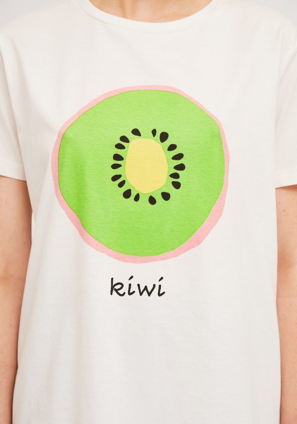 CAMISETA BLANCA KIWI