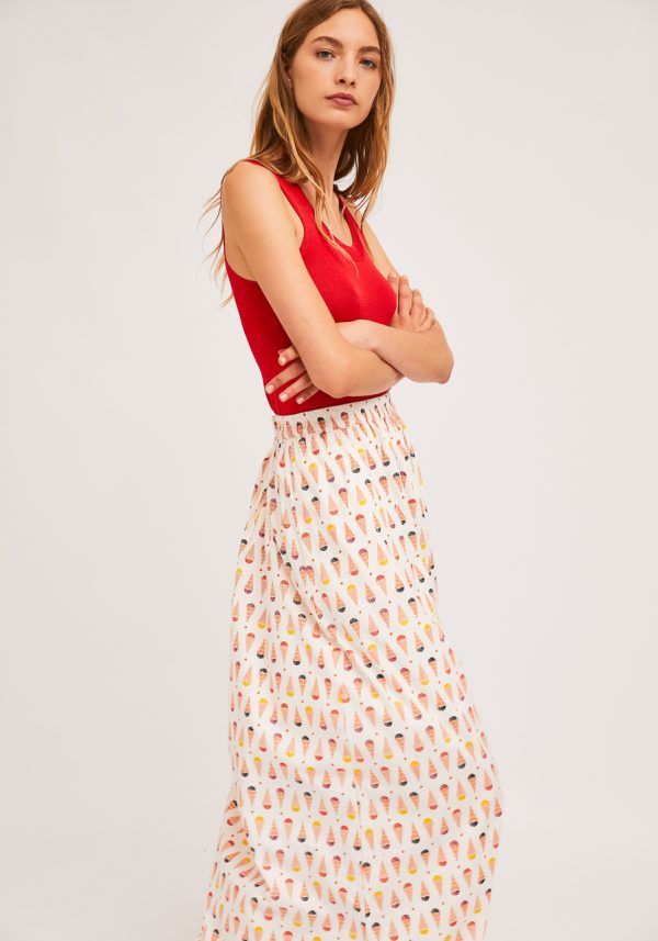 FALDA CON ESTAMPADO DE HELADOS - Imagen 2
