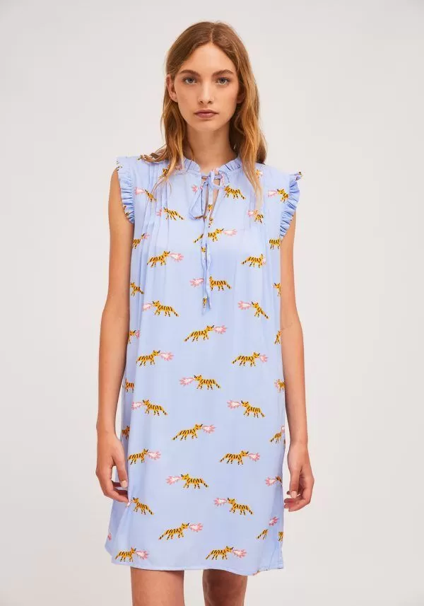 VESTIDO ESTAMPADO TIGRES