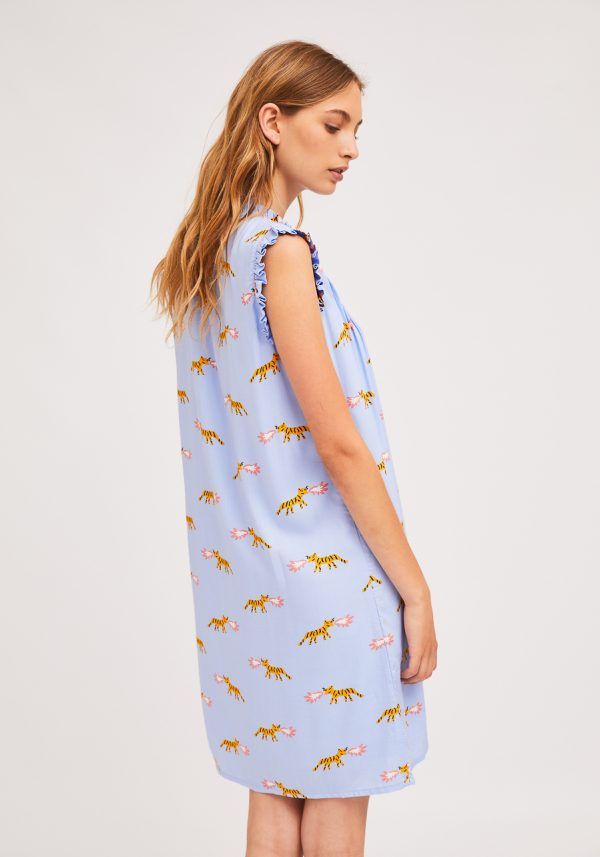VESTIDO ESTAMPADO TIGRES - Imagen 2