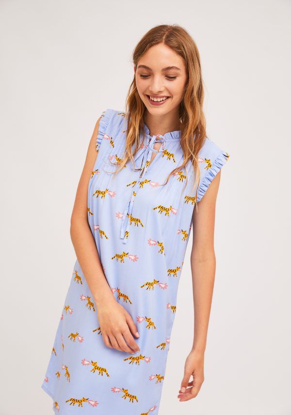 VESTIDO ESTAMPADO TIGRES - Imagen 3