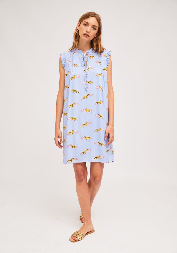 VESTIDO ESTAMPADO TIGRES - Imagen 4