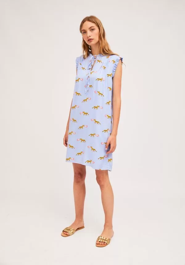 VESTIDO ESTAMPADO TIGRES
