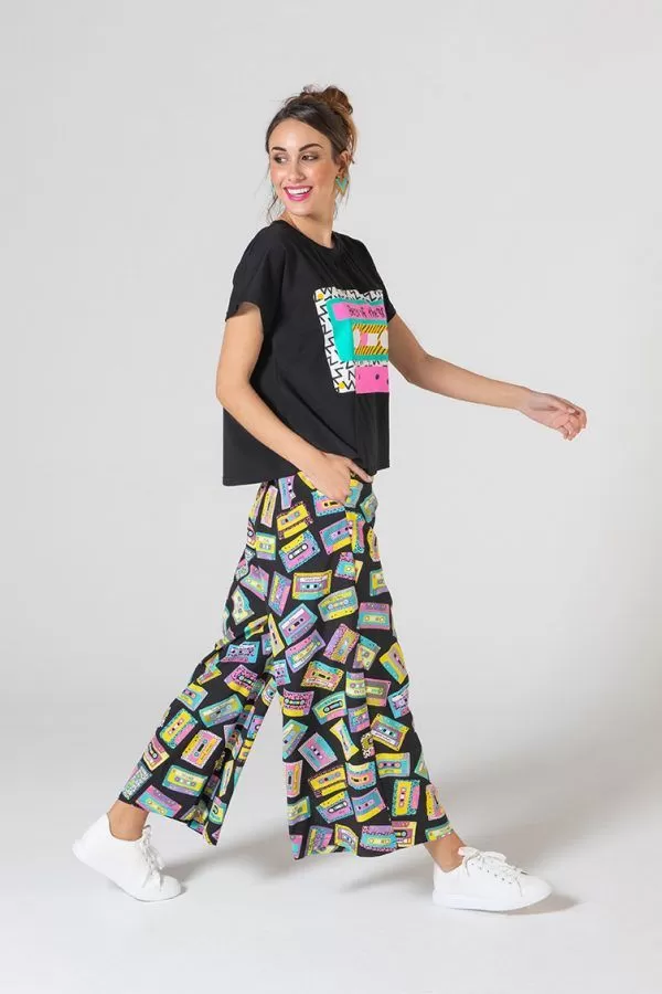 Camiseta Crop – Cassettes