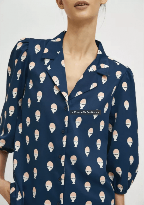 CAMISA DE CUELLO DE HUEVOS DUROS