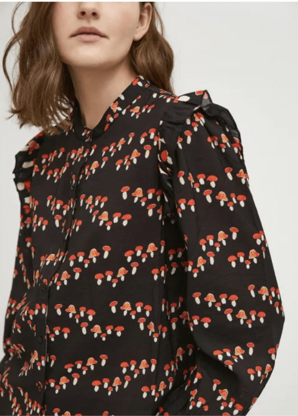 CAMISA  ESTAMPADO DE SETAS - Imagen 3