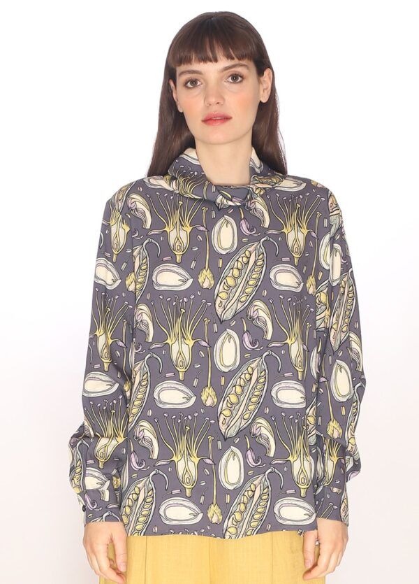 SEEDS PRINT BLOUSE