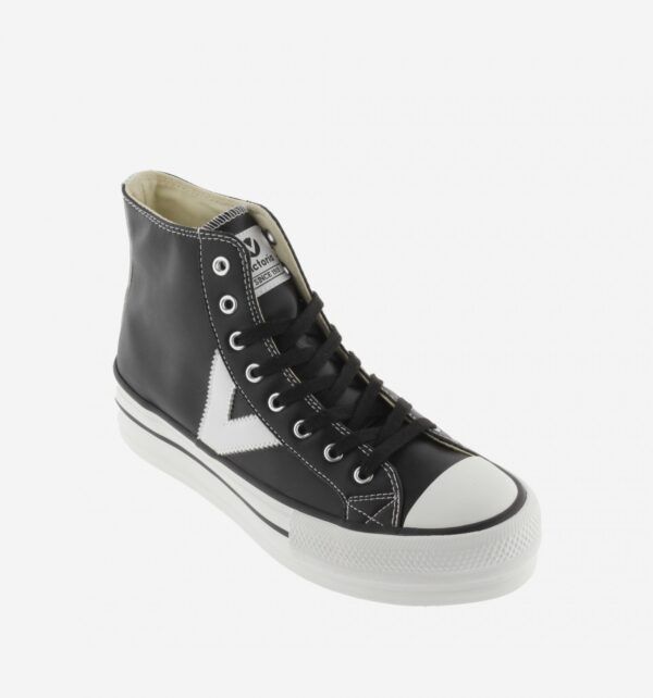 BOTA VICTORIA NEGRA PIEL VEGANA - Imagen 5