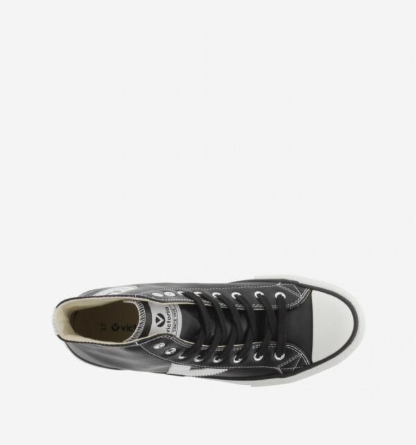 BOTA VICTORIA NEGRA PIEL VEGANA - Imagen 4