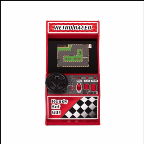 Retro Racing Mini Arcade Machine. Divertida maquina con juegos de carreras de coches. Maquinas Arcade.