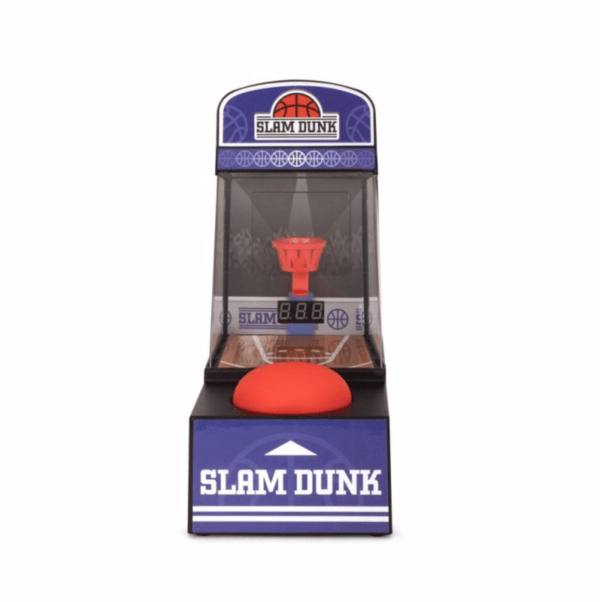 Retro Basket Ball Mini Arcade Machine. Divertida maquina Arcade para jugar a baloncesto. Reta tus amigos a conseguir la mayor puntuación. 