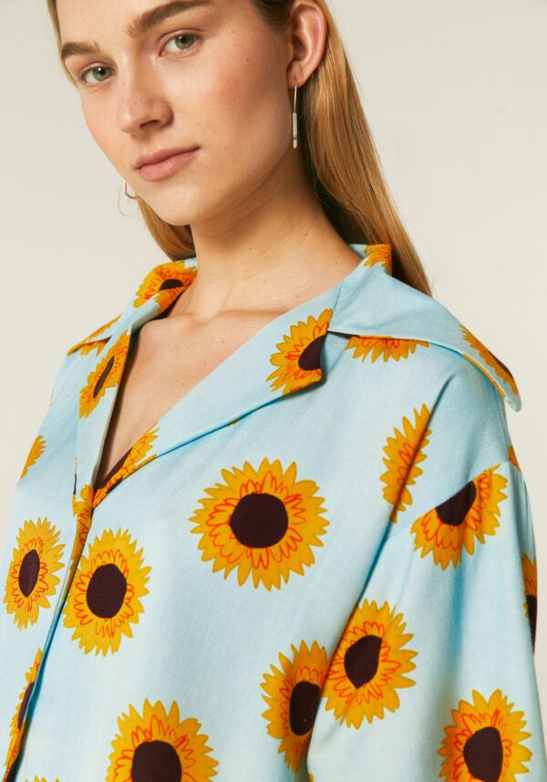 camisa girasoles