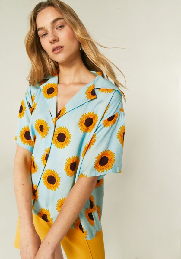 camisa girasoles