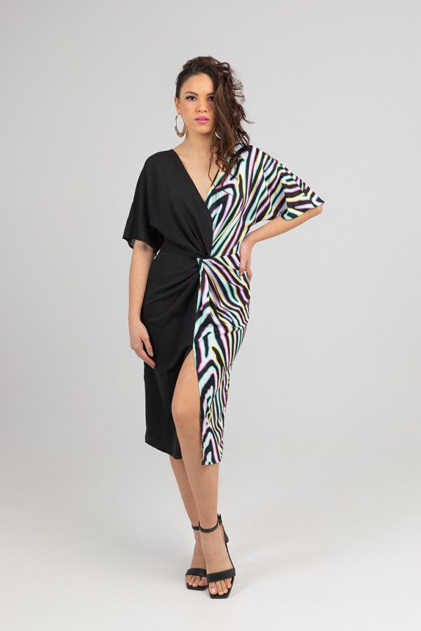 Vestido Drapeado Midi - Salvaje Me Gustas Más