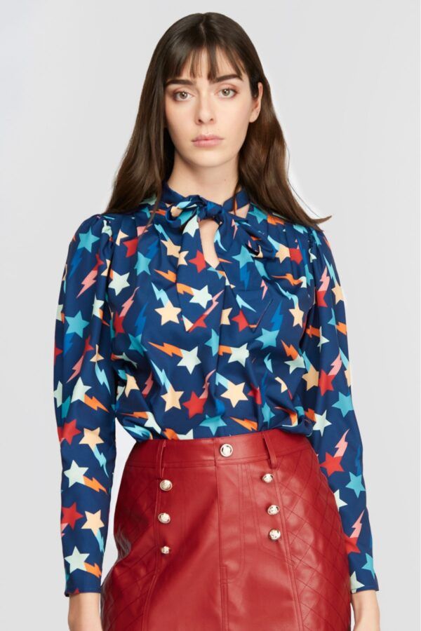 COLOR STAR BLOUSE