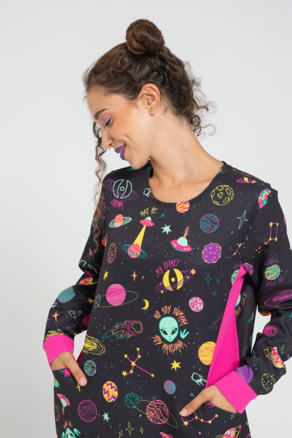 Vestido Corte A Bolsillos - De Otro Planeta - Imagen 3