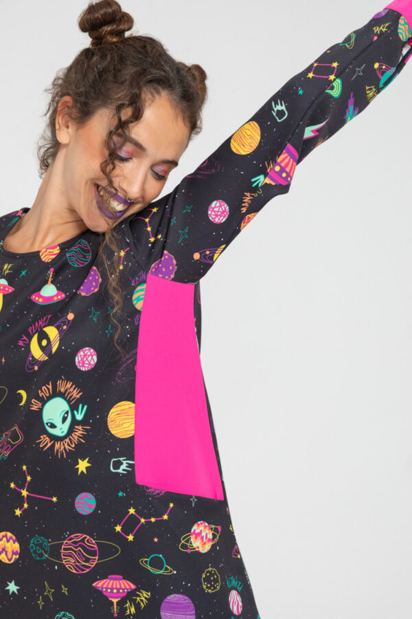 Vestido Corte A Bolsillos - De Otro Planeta - Imagen 2