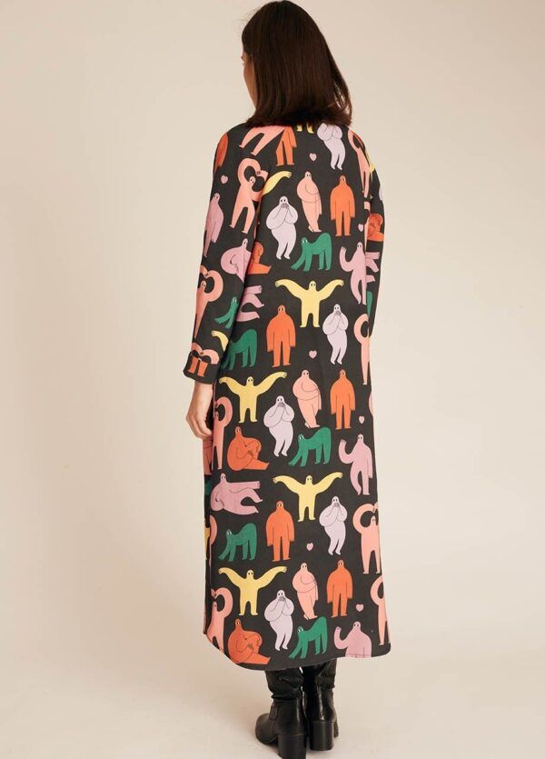 YETIS MIDI DRESS BLACK - Imagen 2