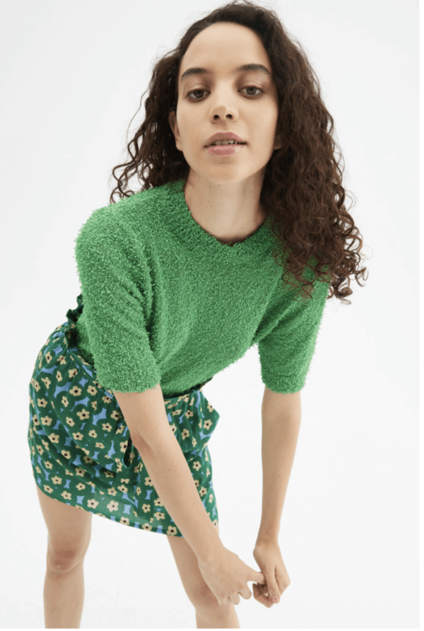 Falda corta de viscosa - Imagen 3