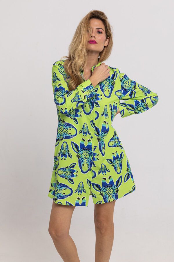 Vestido Camisero Mini - Toxic
