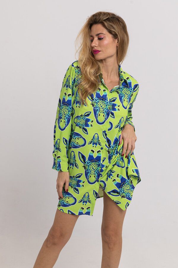 Vestido Camisero Mini - Toxic - Imagen 2