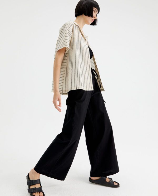CAMISA  DE MANGA CORTA CON ESTAMPADO RAYAS STRIPES - Imagen 4