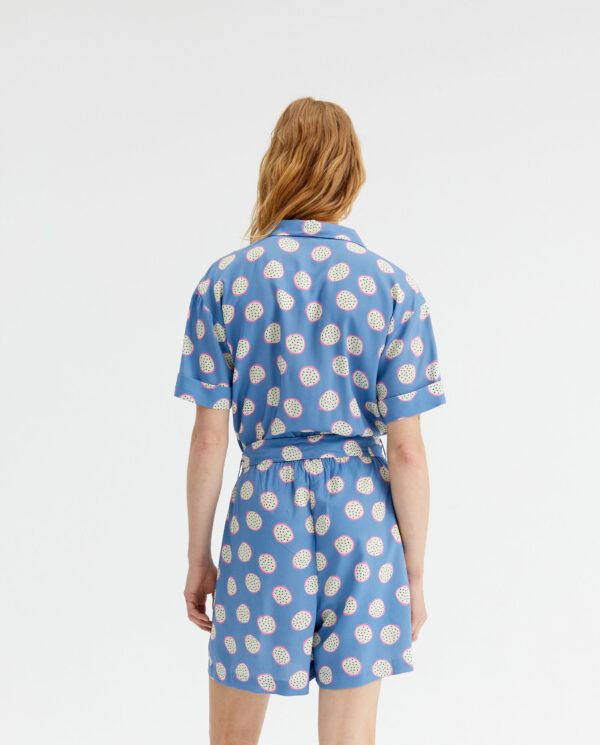 MONO CORTO CAMISERO CON ESTAMPADO DE LUNARES - Imagen 4