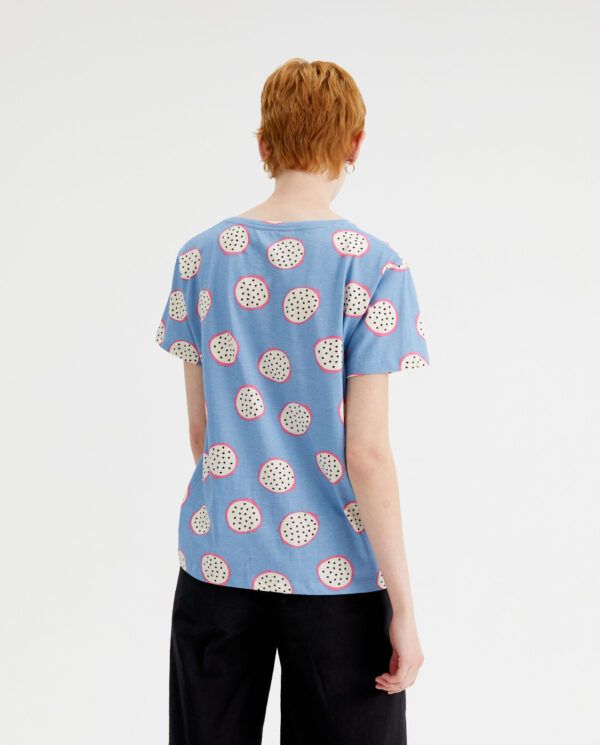 CAMISETA ALGODON ESTAMPADO LUNARES - Imagen 4