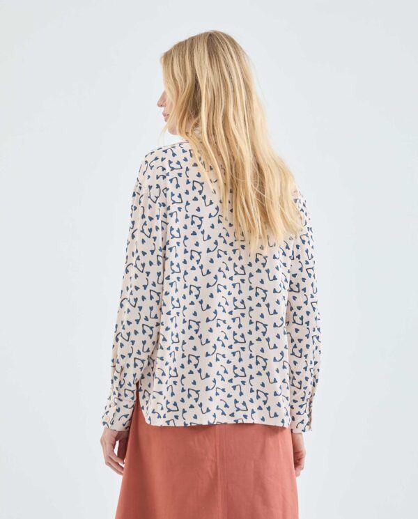 Camisa de manga larga con estampado de animales
