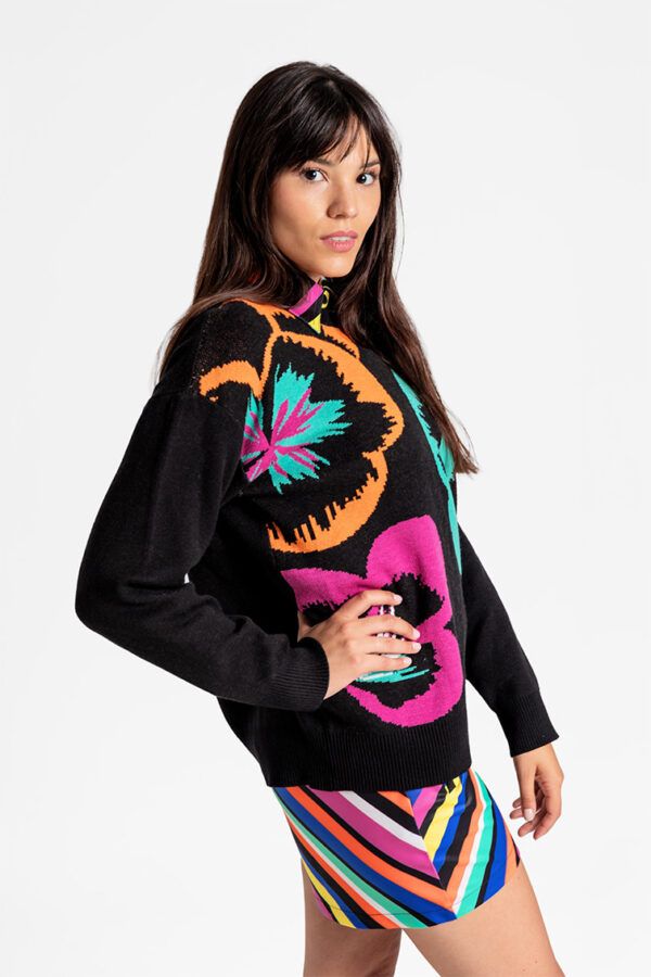 Suéter Oversize No Soy Mujer Florero - Imagen 2